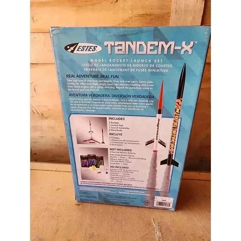C15 ESTES TANDEM-X Model Rocket Launch Set High Performance Rockets - Picture 3 of 6
